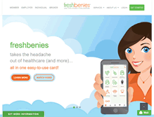 Tablet Screenshot of freshbenies.com